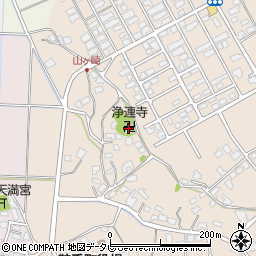 浄連寺周辺の地図