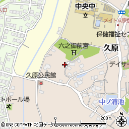 福岡県宗像市久原279周辺の地図