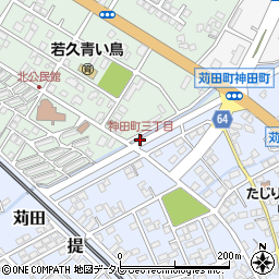 神田町三丁目周辺の地図
