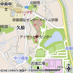 福岡県宗像市久原176周辺の地図