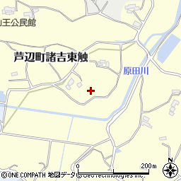 長崎県壱岐市芦辺町諸吉東触周辺の地図