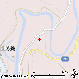 和歌山県田辺市上芳養117周辺の地図