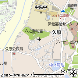 福岡県宗像市久原338周辺の地図