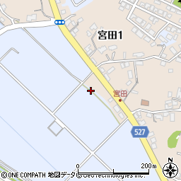 曲須恵線周辺の地図
