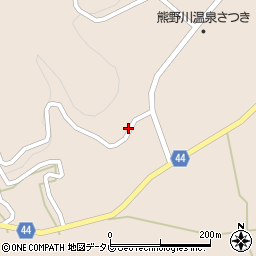 和歌山県新宮市熊野川町日足735周辺の地図