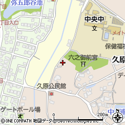 福岡県宗像市久原286周辺の地図