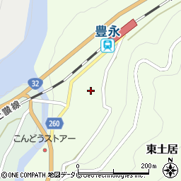 高知県長岡郡大豊町東土居210周辺の地図