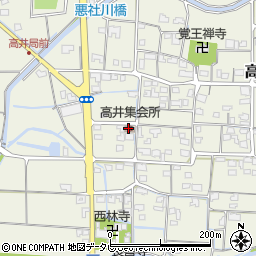高井公民館周辺の地図