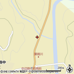 和歌山県田辺市中辺路町栗栖川536-1周辺の地図