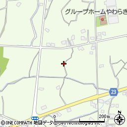 愛媛県東温市南方周辺の地図