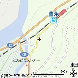 高知県長岡郡大豊町東土居215周辺の地図