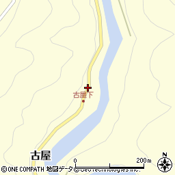 徳島県那賀郡那賀町古屋北傍示周辺の地図