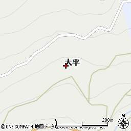 高知県長岡郡大豊町大平143周辺の地図