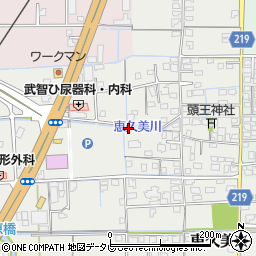 愛媛県伊予郡松前町恵久美周辺の地図