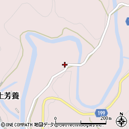 和歌山県田辺市上芳養98周辺の地図