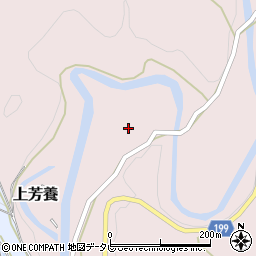 和歌山県田辺市上芳養100周辺の地図