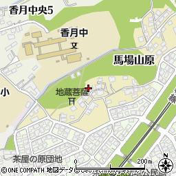 福岡県北九州市八幡西区馬場山原周辺の地図
