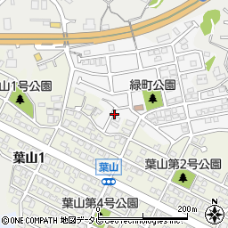 福岡県宗像市緑町周辺の地図