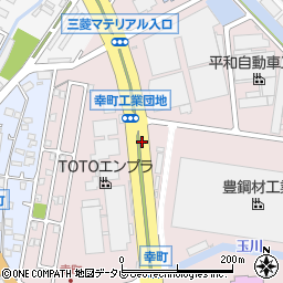 福岡県京都郡苅田町幸町周辺の地図