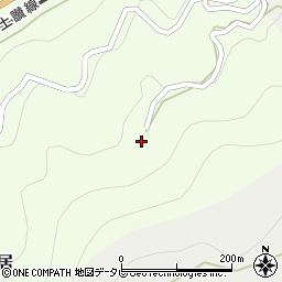 高知県長岡郡大豊町東土居33周辺の地図