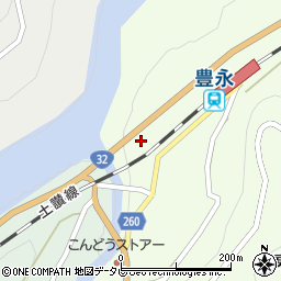 高知県長岡郡大豊町東土居222周辺の地図