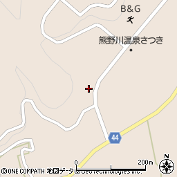 和歌山県新宮市熊野川町日足753周辺の地図