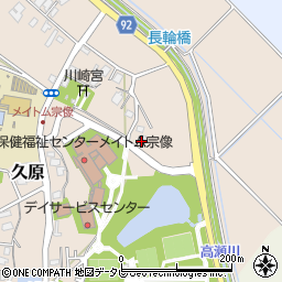 福岡県宗像市久原101-1周辺の地図