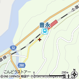 高知県長岡郡大豊町東土居200-6周辺の地図