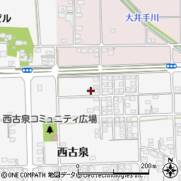愛媛県伊予郡松前町西古泉409周辺の地図