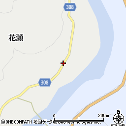 徳島県那賀郡那賀町花瀬花瀬周辺の地図