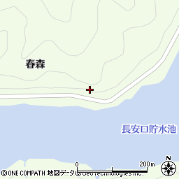 徳島県那賀郡那賀町大戸下モ春モリ周辺の地図