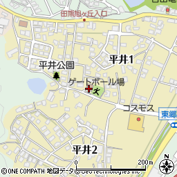 平井公民館周辺の地図