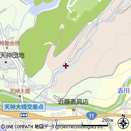 愛媛県東温市松瀬川1071-2周辺の地図