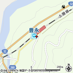 高知県長岡郡大豊町東土居175周辺の地図