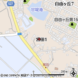 〒811-3416 福岡県宗像市宮田の地図