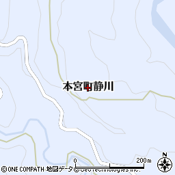 和歌山県田辺市本宮町静川周辺の地図
