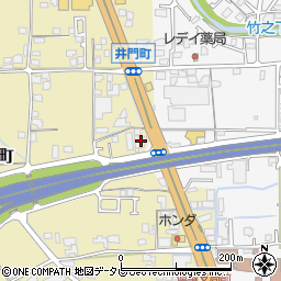 倉田自動車周辺の地図