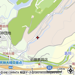愛媛県東温市松瀬川1071周辺の地図