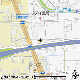 愛媛マツダ森松店周辺の地図
