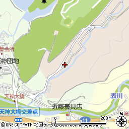 愛媛県東温市松瀬川1075周辺の地図