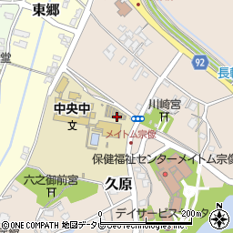 福岡県宗像市久原361周辺の地図