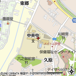福岡県宗像市久原244周辺の地図