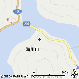 徳島県那賀郡那賀町木頭助海川口周辺の地図