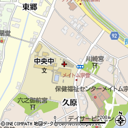 福岡県宗像市久原1234周辺の地図