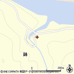 徳島県那賀郡那賀町鉢川原畑周辺の地図