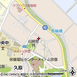 福岡県宗像市久原225周辺の地図