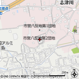 愛媛県東温市志津川1849周辺の地図