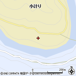 徳島県那賀郡那賀町小計周辺の地図