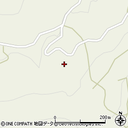 高知県長岡郡大豊町西峯89周辺の地図