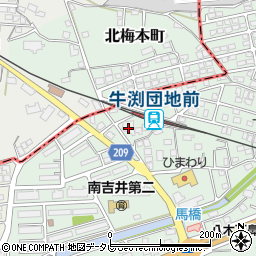 愛媛銀行重信支店周辺の地図